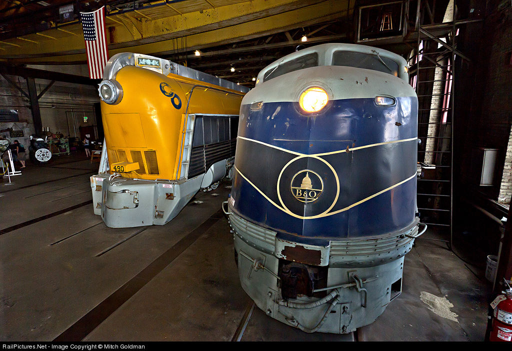 C&O #490 and B&O #51 at the B&O RR Museum