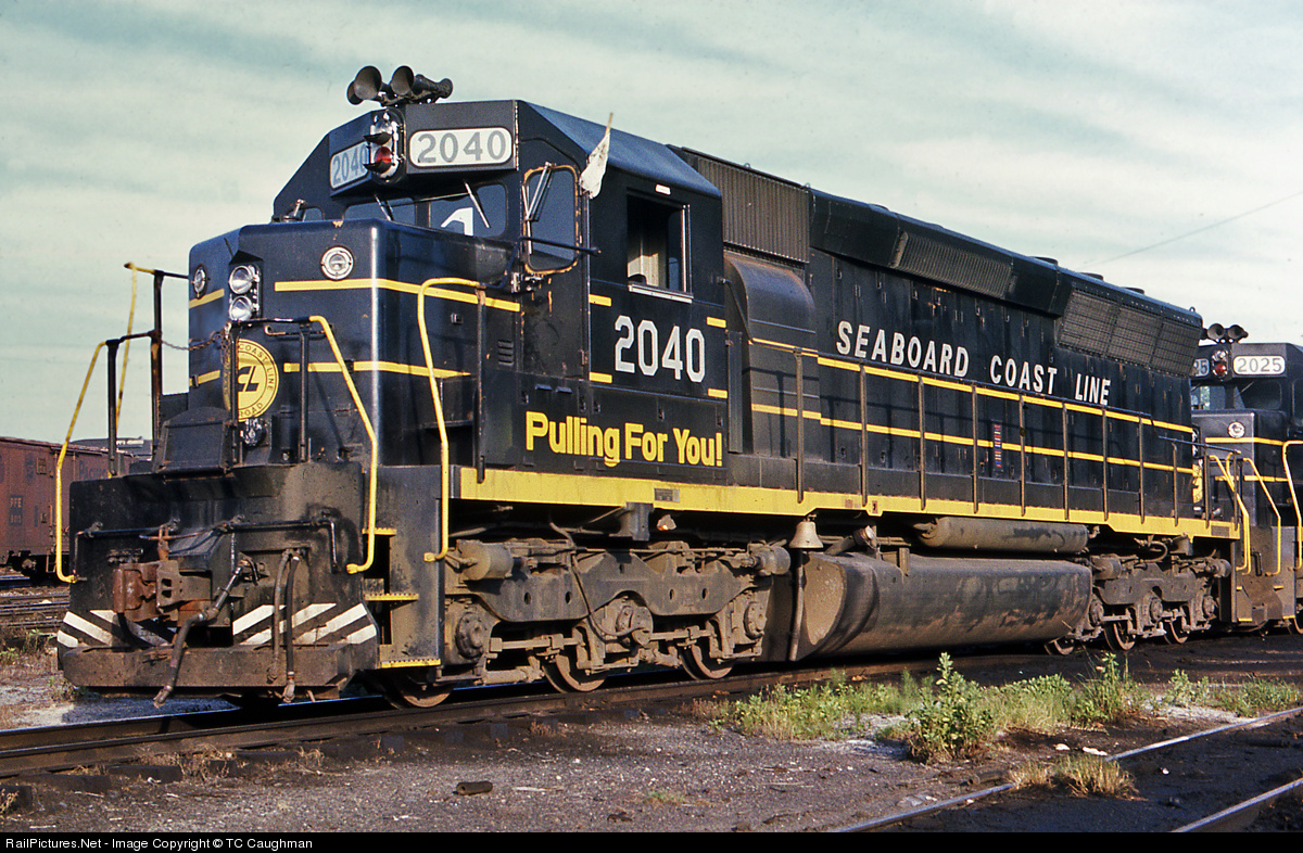 Seaboard+Coast+Line ... location date of photo seaboard coast line more emd sd45 more yard