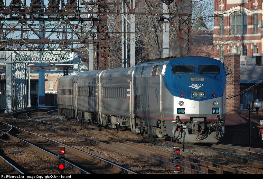 RailPictures.Net Photo: AMTK 842 Amtrak GE P40DC at South Norwalk ...
