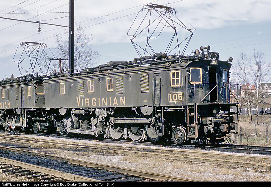 electric locomotive alco railway railroad virginian westinghouse train virginia locomotives boxcab steam vgn diesel roanoke trains pennsylvania el3a drake gauge
