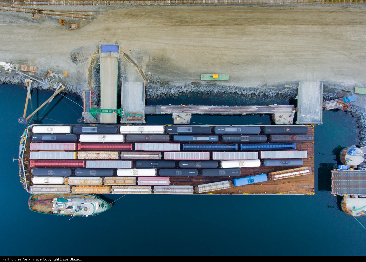 Car float from above USA & Canadian Railroads RMweb