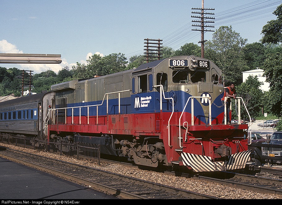 RailPictures.Net Photo: MNCR 806 Metro-North Railroad GE B23
