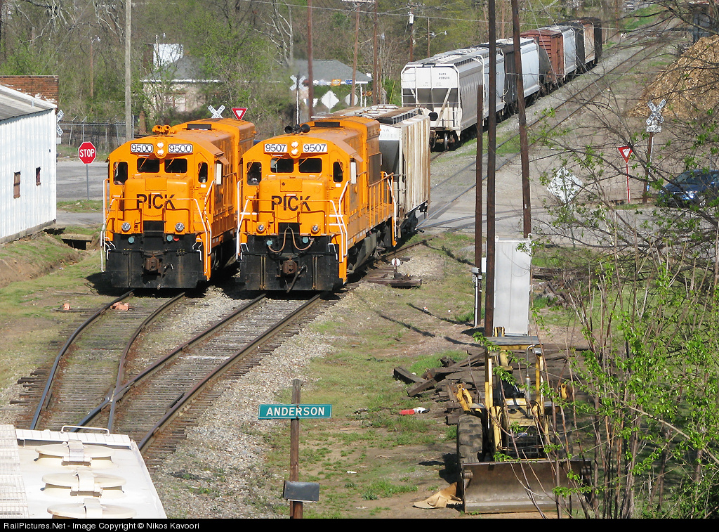 Railpictures Net Photo Pick 9507 Pickens Railroad Ge U18b At Anderson South Carolina By Nikos Kavoori