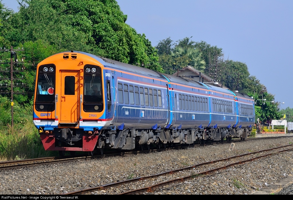 RailPictures.Net Photo: 2510 State Railway of Thailand BREL BR Class 158/T  Sprinter at Nakhon Ratchasima, Thailand by Teerawut W.