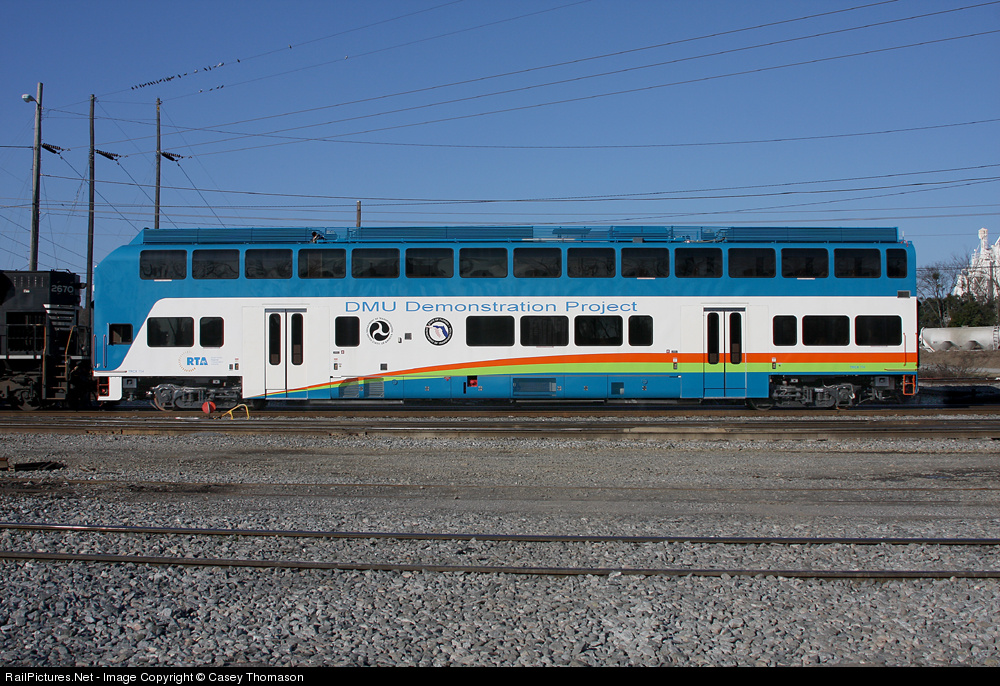 RailPictures.Net Photo: TRCX 704 Tri-Rail DMU at Macon, Georgia by Casey  Thomason