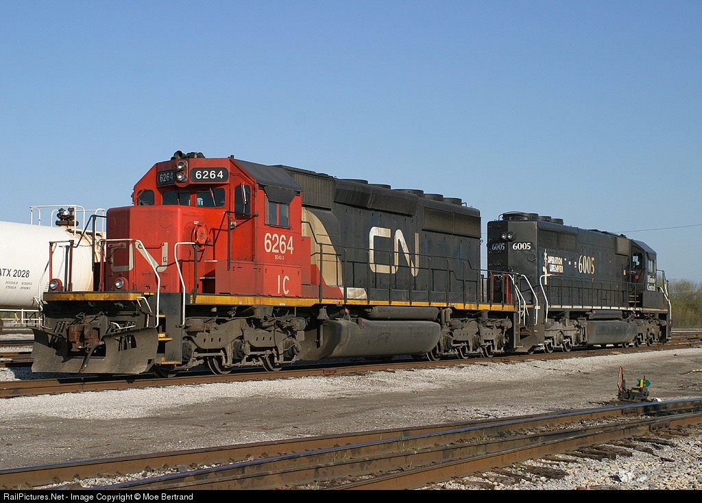 RailPictures.Net Photo CN 6264 Canadian National Railway EMD SD40 3 at East St Louis Illinois by Moe Bertrand