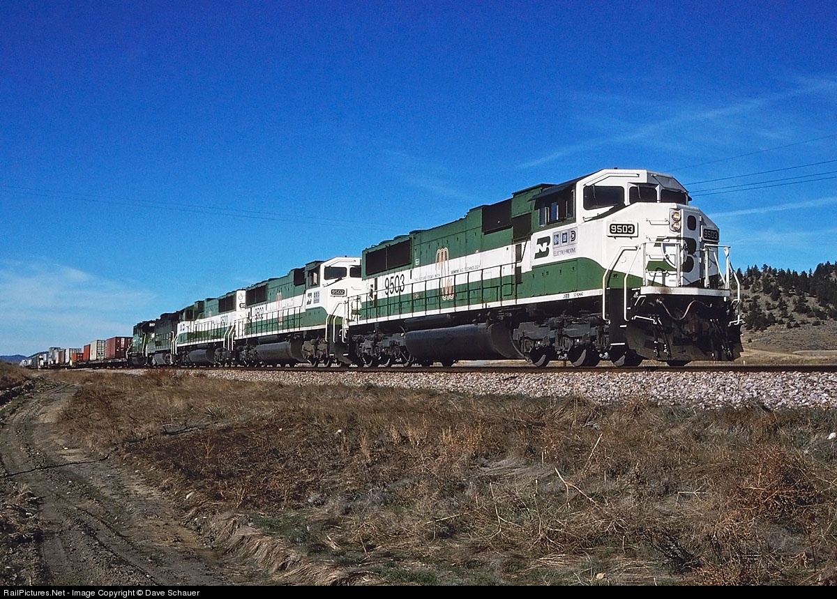RailPictures.Net Photo: BN 9503 Burlington Northern Railroad EMD