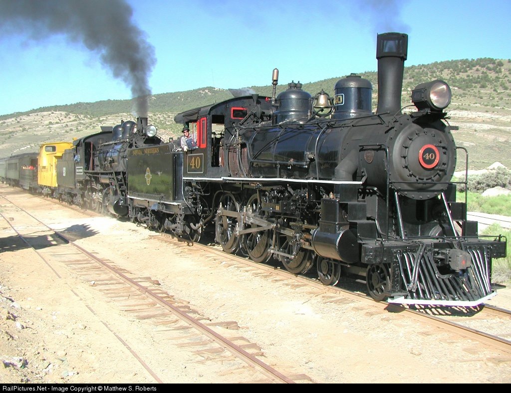 Railpictures Net Photo Nn 40 Nevada Northern Railway Steam 4 6 0 At Ely Nevada By Matthew S Roberts
