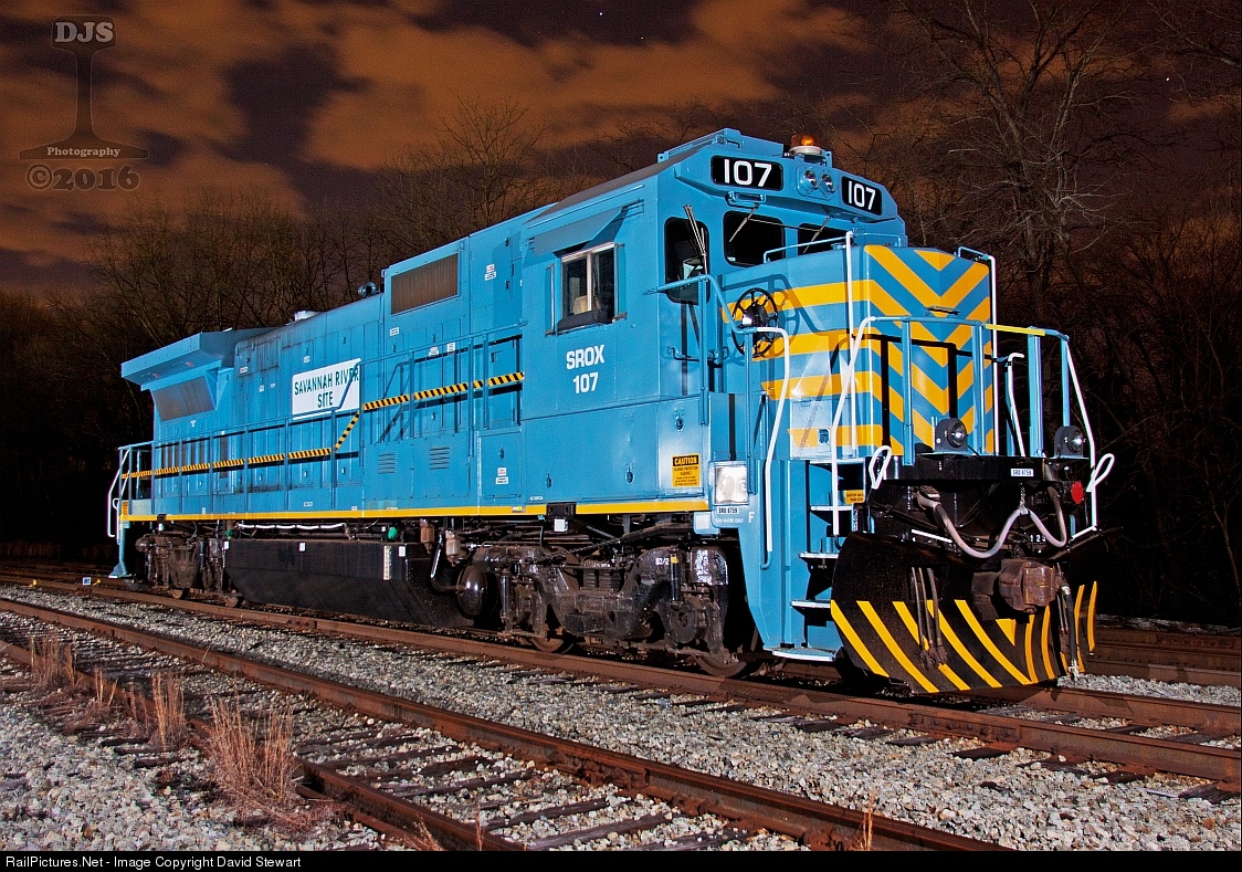 RailPictures.Net Photo: SROX 107 Savannah River Site GE B40