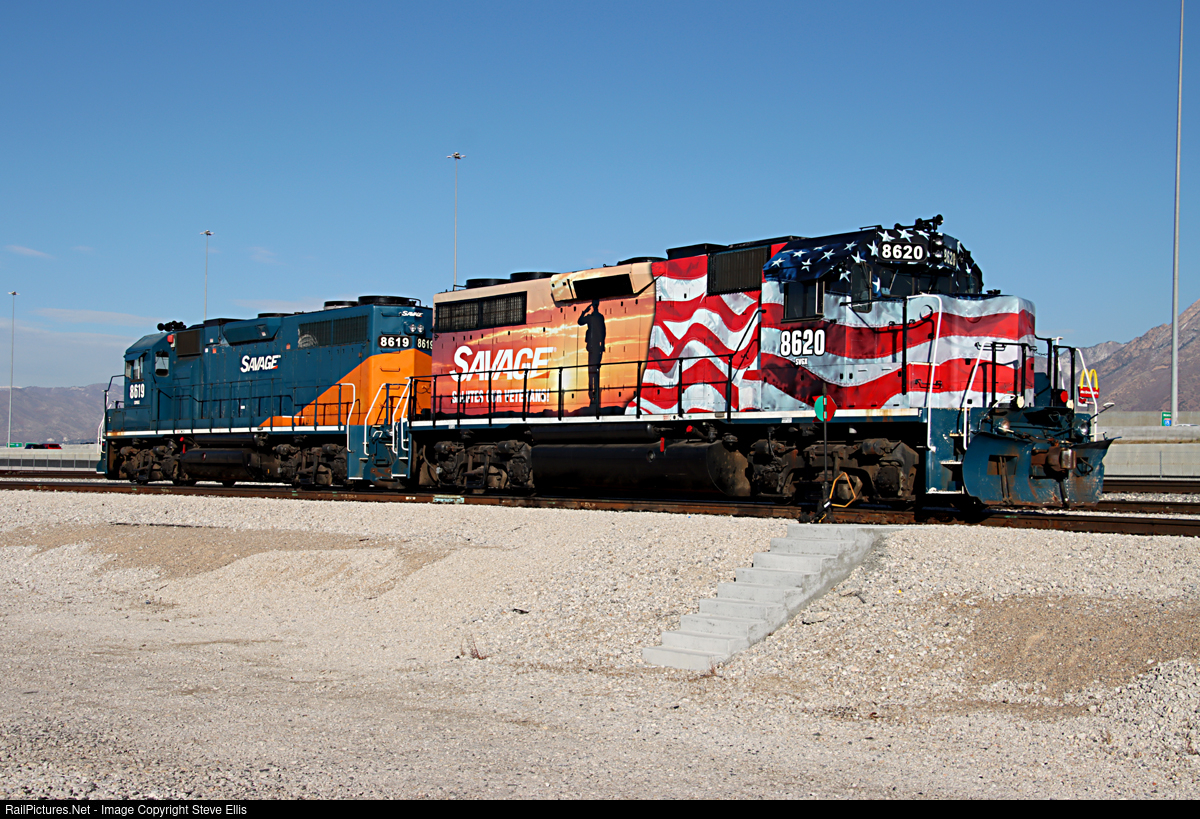 RailPictures.Net Photo: SVGX 8620 Savage Bingham & Garfield EMD