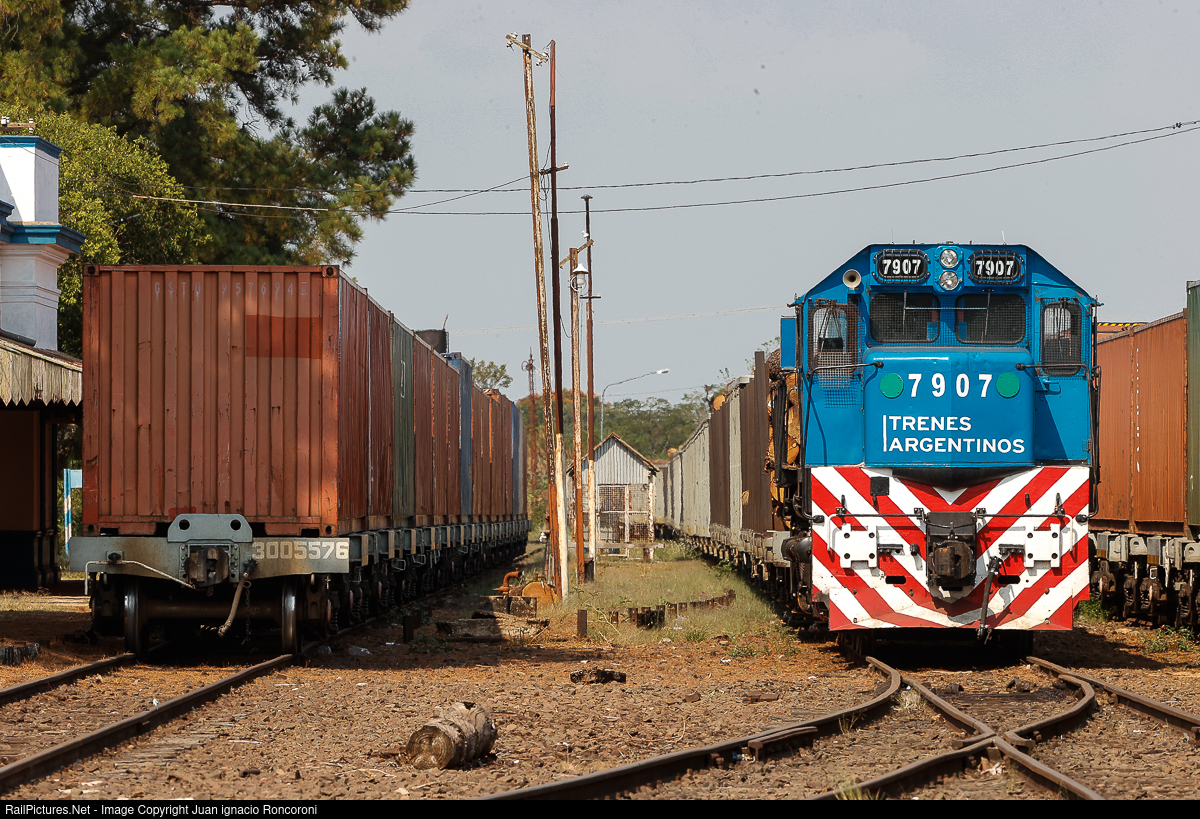 Argentina Ticket Train Ferrocarril General San Martin (X022)