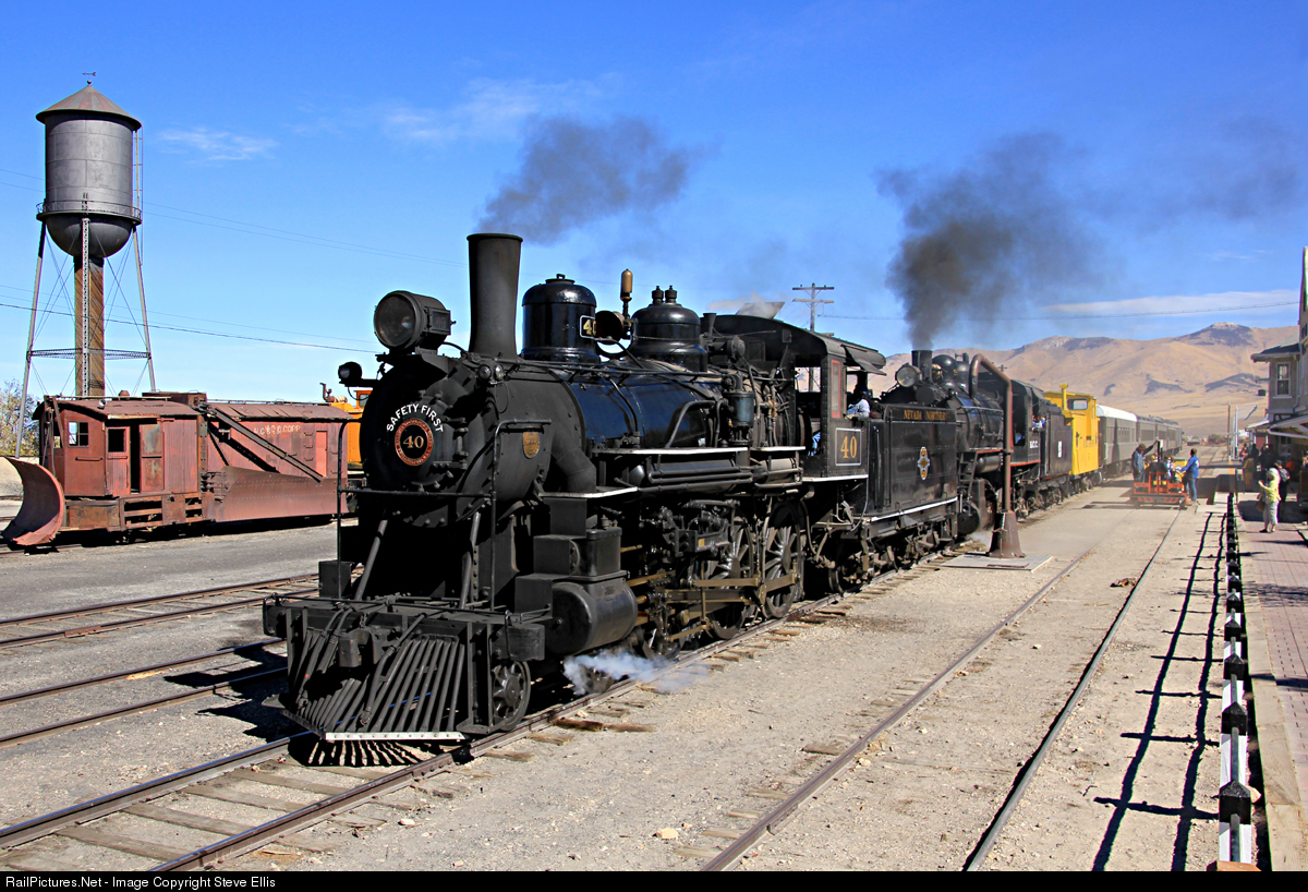 Railpictures Net Photo Nn 40 Nevada Northern Railway Steam 4 6 0 At Ely Nevada By Steve Ellis