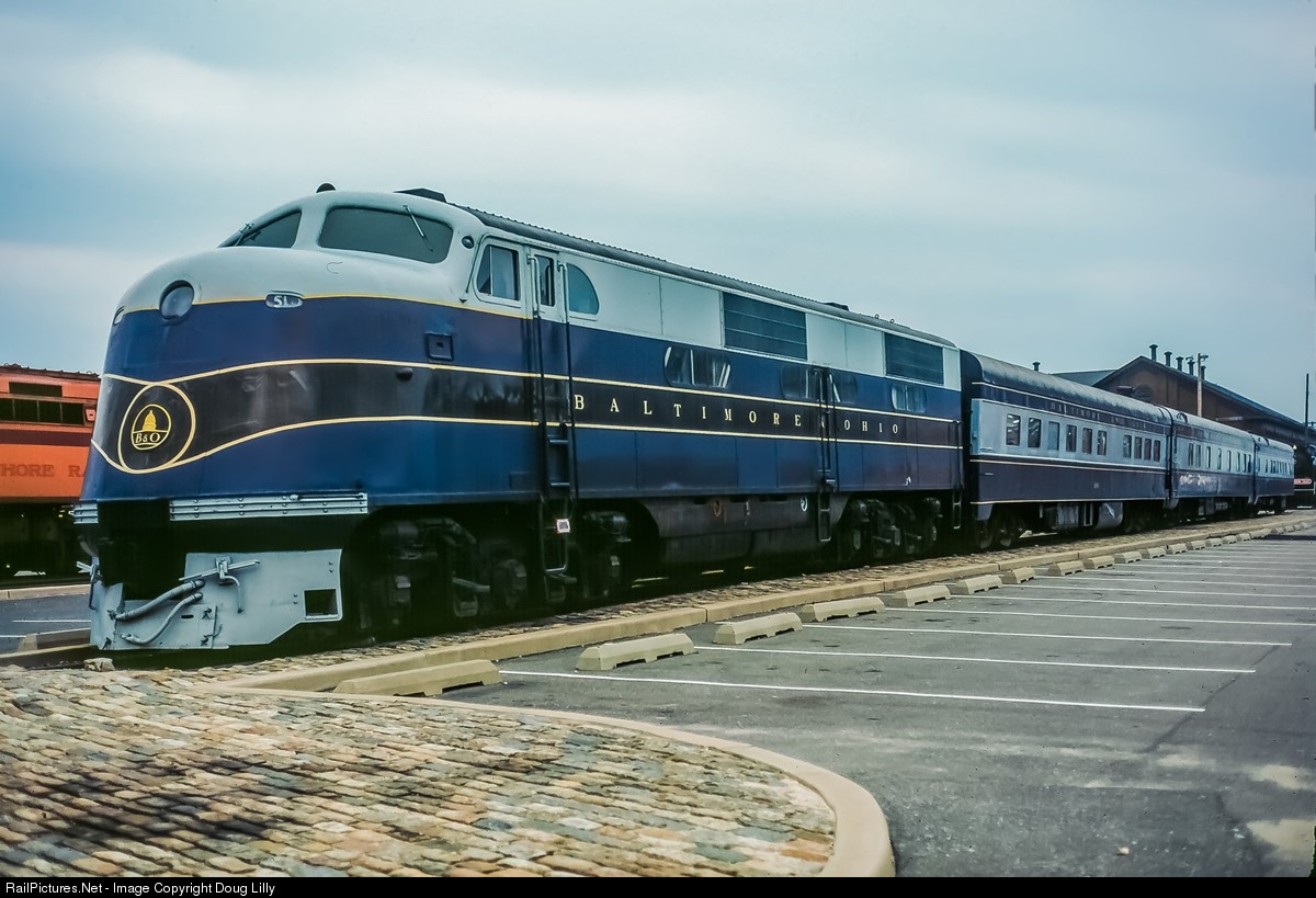 baltimore railroad ohio ea emc railpictures maryland train locomotive bo diesel map engine age