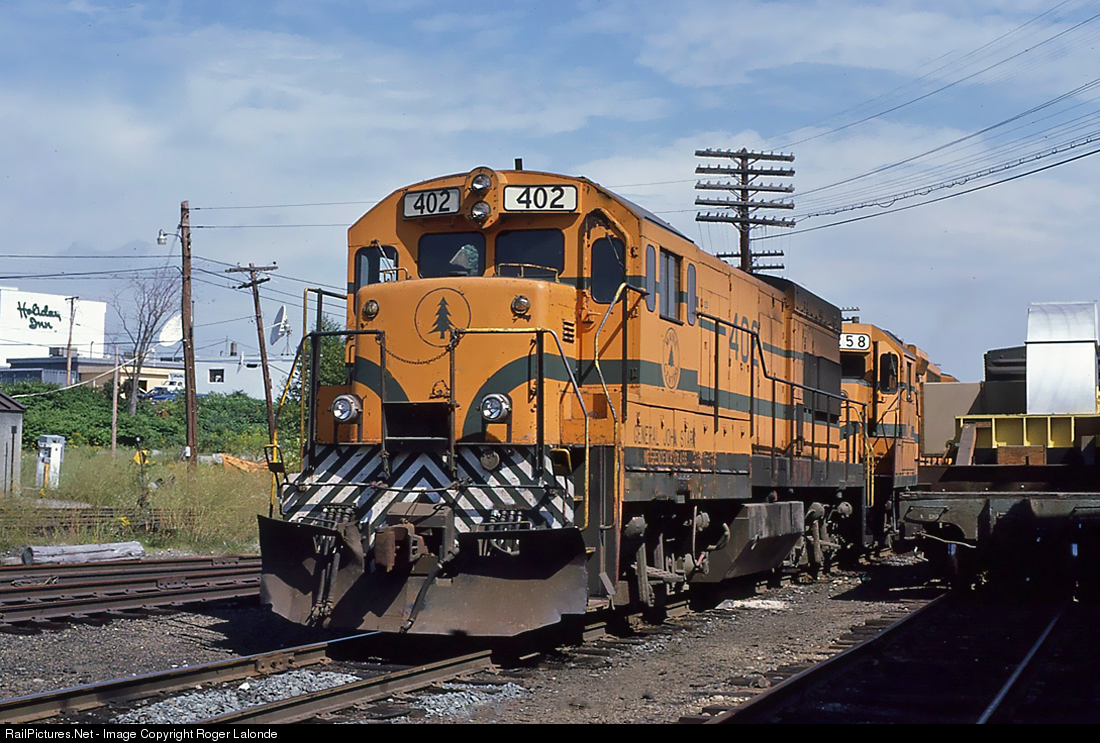Railpictures Net Photo Mec 402 Maine Central Ge U18b At Bangor Maine By Roger Lalonde
