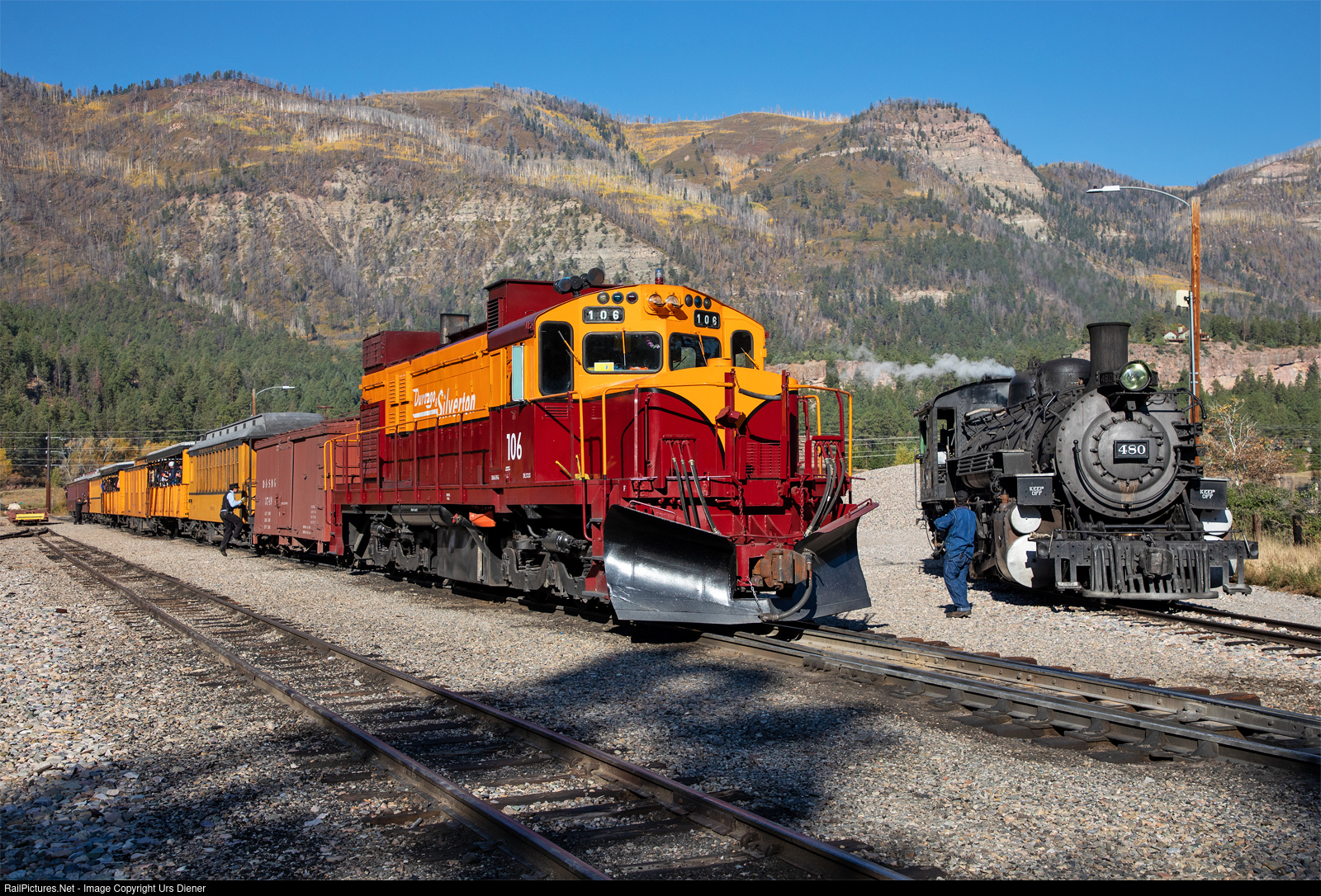RailPictures.Net Photo: DSNG 106 Durango & Silverton Narrow