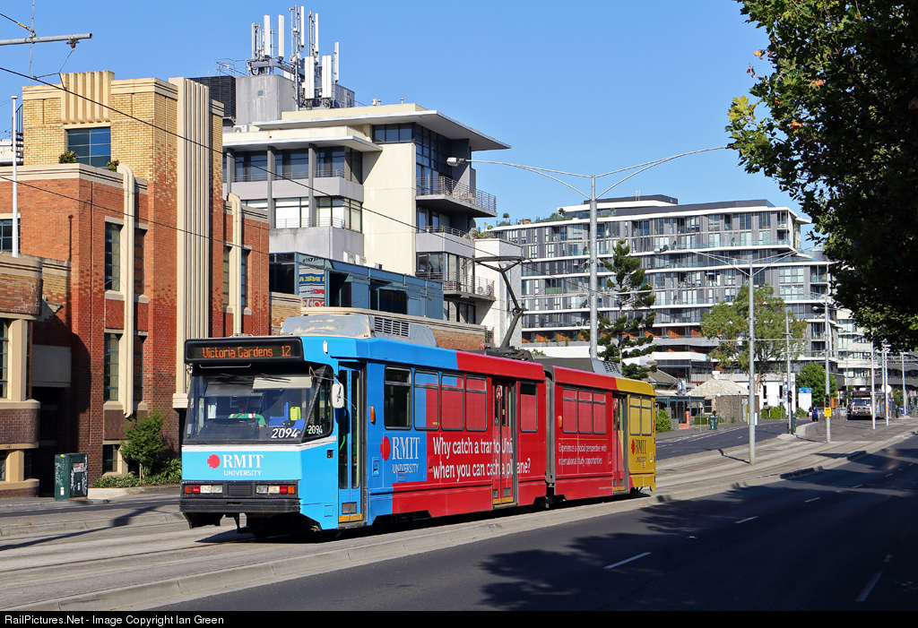 Photo: 2094 Yarra Trams B class at Victoria Gardens,  Melbourne, Australia by Ian Green