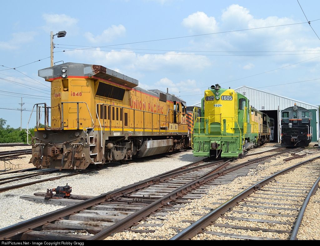 【特別訳あり特価】 RailPictures.Net Photo: (Dash B40-8 GE Pacific Union 1848 UP パンツ