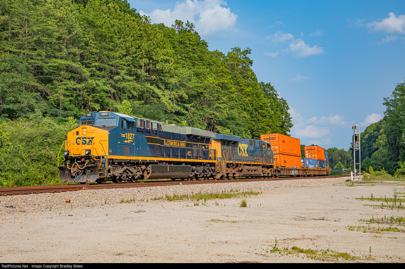RailPictures.Net Photo: CSXT 1827 CSX Transportation (CSXT