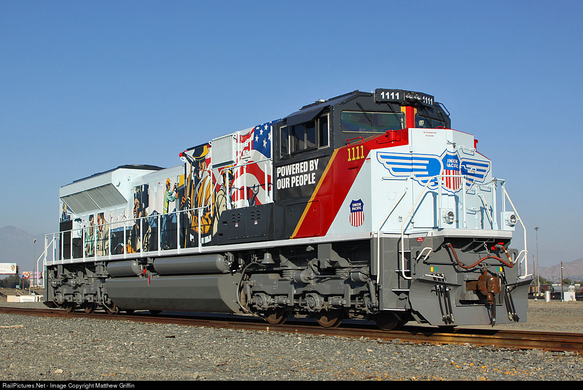 Photo: UP 1111 Union Pacific EMD SD70ACe at