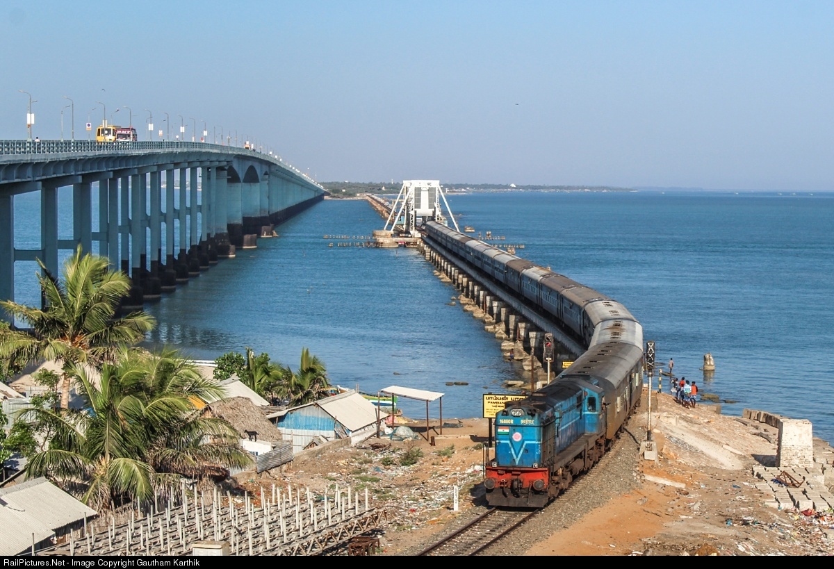 madurai to rameswaram train journey