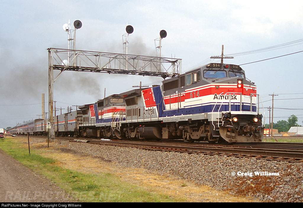 RailPictures.Net Photo: AMTK 514 Amtrak GE P32BWH (Dash 8