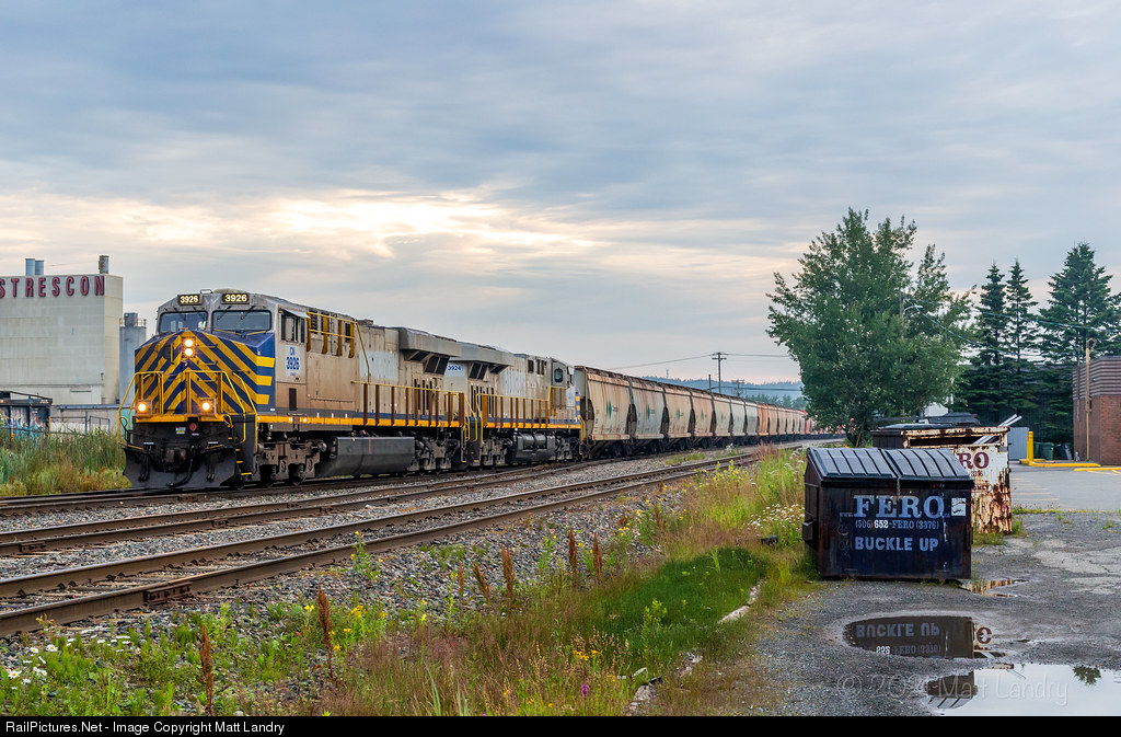 RailPictures.Net Photo CN 3926 Canadian National Railway GE ES44AC at Saint John New Brunswick Canada by Matt Landry