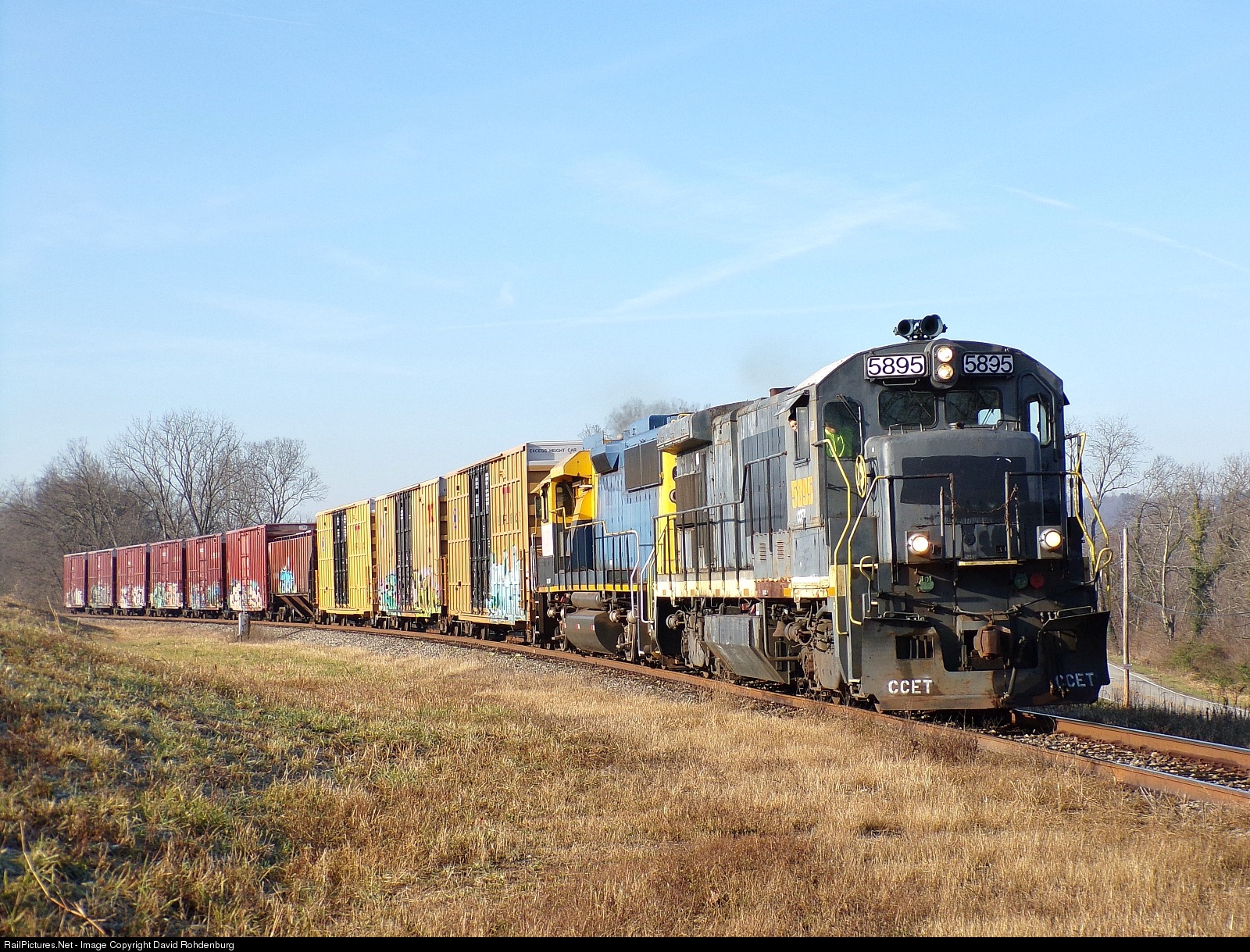 Railpictures Net Photo Ccet 5895 Cincinnati Eastern Railroad Ge B36 7 At Ancor Ohio By David Rohdenburg