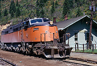 ATSF 100 Atchison, Topeka & Santa Fe (ATSF) EMD FP45 at Christie,  California by Steve Schmollinger