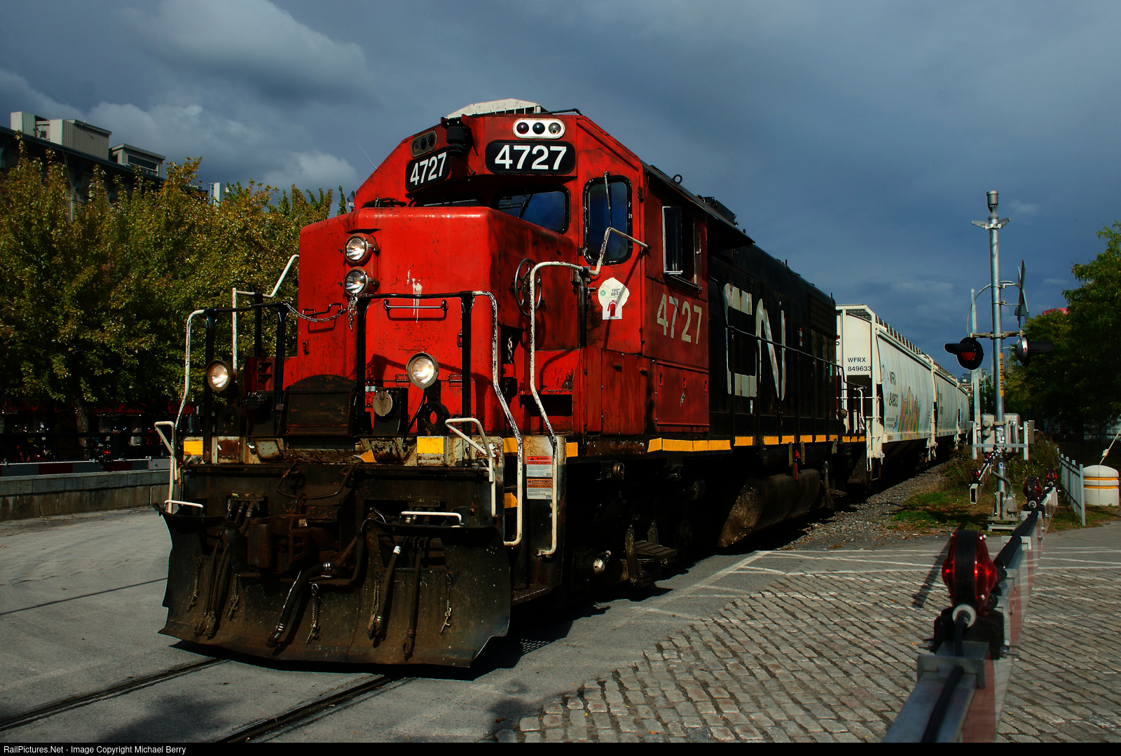 RailPictures.Net Photo CN 4727 Canadian National Railway EMD GP38 2 at Montreal Quebec Canada by Michael Berry