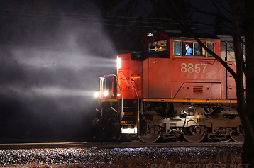 ATSF 100 Atchison, Topeka & Santa Fe (ATSF) EMD FP45 at Christie,  California by Steve Schmollinger